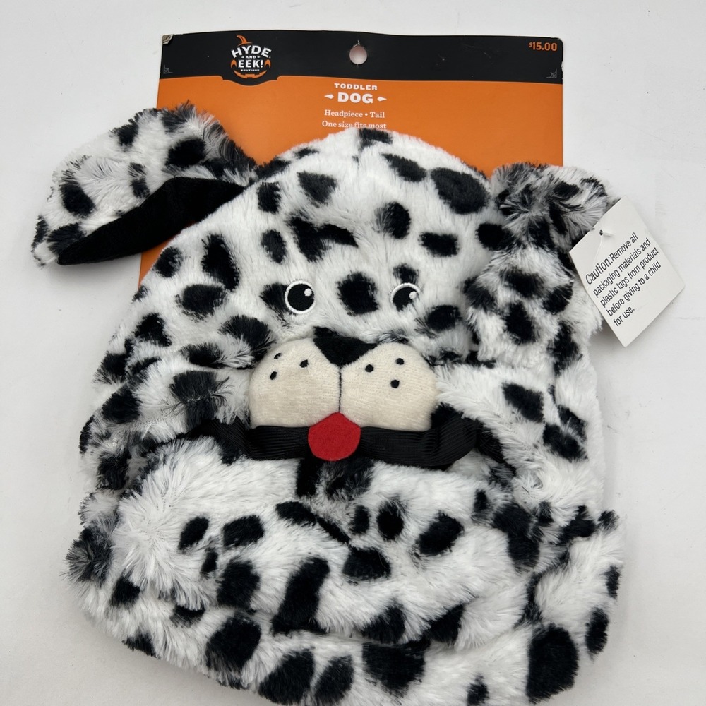 Toddler Dalmatian Halloween Costume Accessory Kit Hyde & EEK‎ Boutique #1885